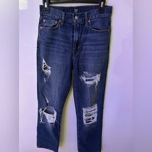 Gap ripped jeans